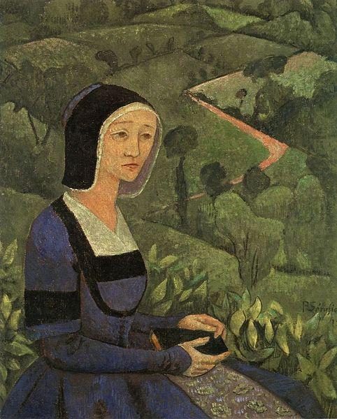 A Widow Painting, Paul Serusier